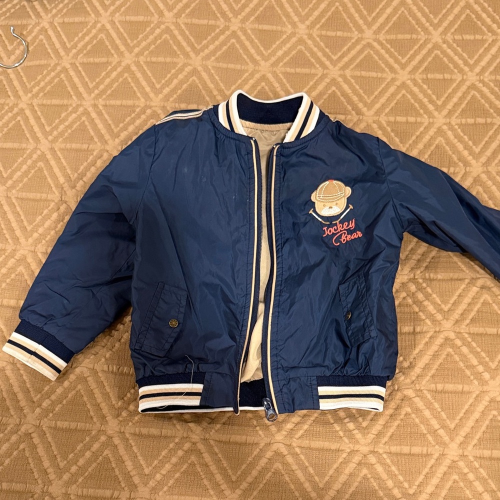 Jockey Kids Navy Blue Puffer Jacket